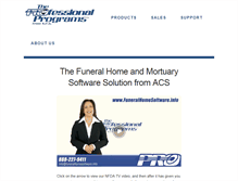 Tablet Screenshot of funeralhomesoftware.info